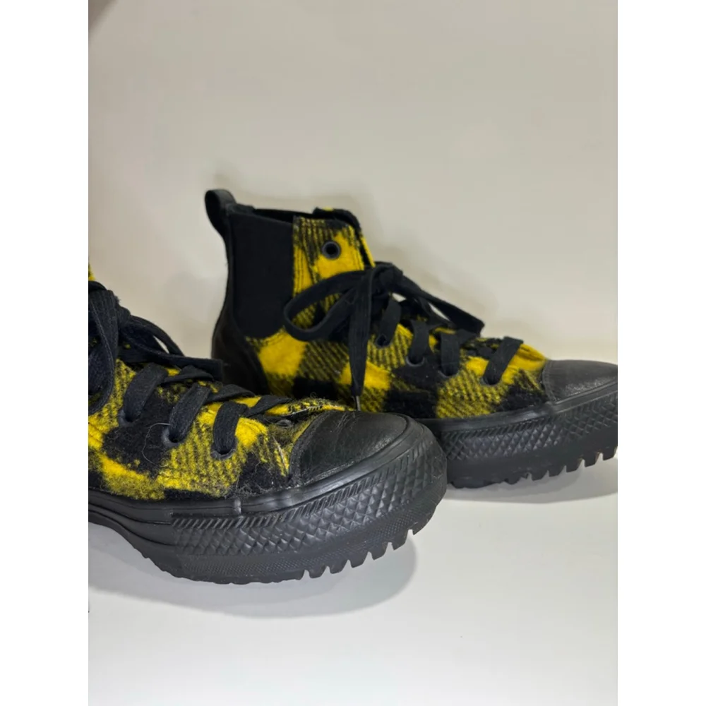Converse x Woolrich Allstar Chelsea Boots. Plaid, Women’s 7.5